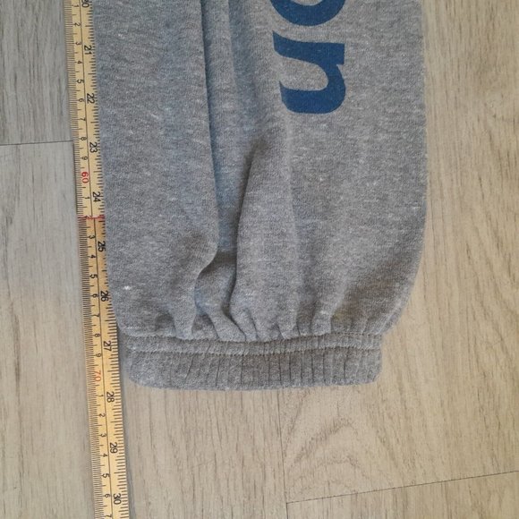 Aviator Nation Sz S Sweatpants Joggers Gray Manhattan Beach Logo Spellout - Picture 12 of 12